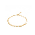 Load image into Gallery viewer, Dual Delight Double Chain Bracelet | 14K Solid Gold