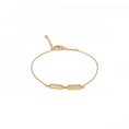 Load image into Gallery viewer, Link & Pavé Oval Bracelet | 14K Solid Gold