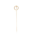 Load image into Gallery viewer, Circle Drop Chain Earring | 14K Yellow Solid Gold
