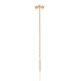 Load image into Gallery viewer, Gold Star Threader Earrings | 14K Yellow Solid Gold