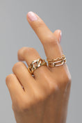 Load image into Gallery viewer, Entwined Harmony Gold Knot Ring | 14K Solid Gold