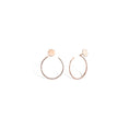 Load image into Gallery viewer, Modern Hoop and Stud Earrings Set | 14K Solid Gold