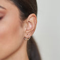 Load image into Gallery viewer, Pavé Square Earrings Pairs | 14K Solid Gold