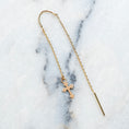 Load image into Gallery viewer, Cross Threader Drop Earring | 14K Solid Gold
