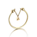 Load image into Gallery viewer, Geometric Charm Ring | 14K Solid Gold