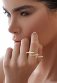 Load image into Gallery viewer, Parallel Bar Ring | 14K Solid Gold