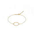 Load image into Gallery viewer, Sleek Circle Bracelet | 14K Solid Gold
