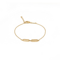 Load image into Gallery viewer, Link & Pavé Oval Bracelet | 14K Solid Gold
