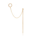 Load image into Gallery viewer, Gold Double Stud Earring | 14K Yellow Solid Gold
