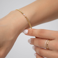 Load image into Gallery viewer, Minimalist Spark Bracelet | 14K Solid Gold
