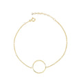 Load image into Gallery viewer, Sleek Circle Bracelet | 14K Solid Gold
