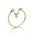 Load image into Gallery viewer, Charm Dangle Ring | 14K Solid Gold
